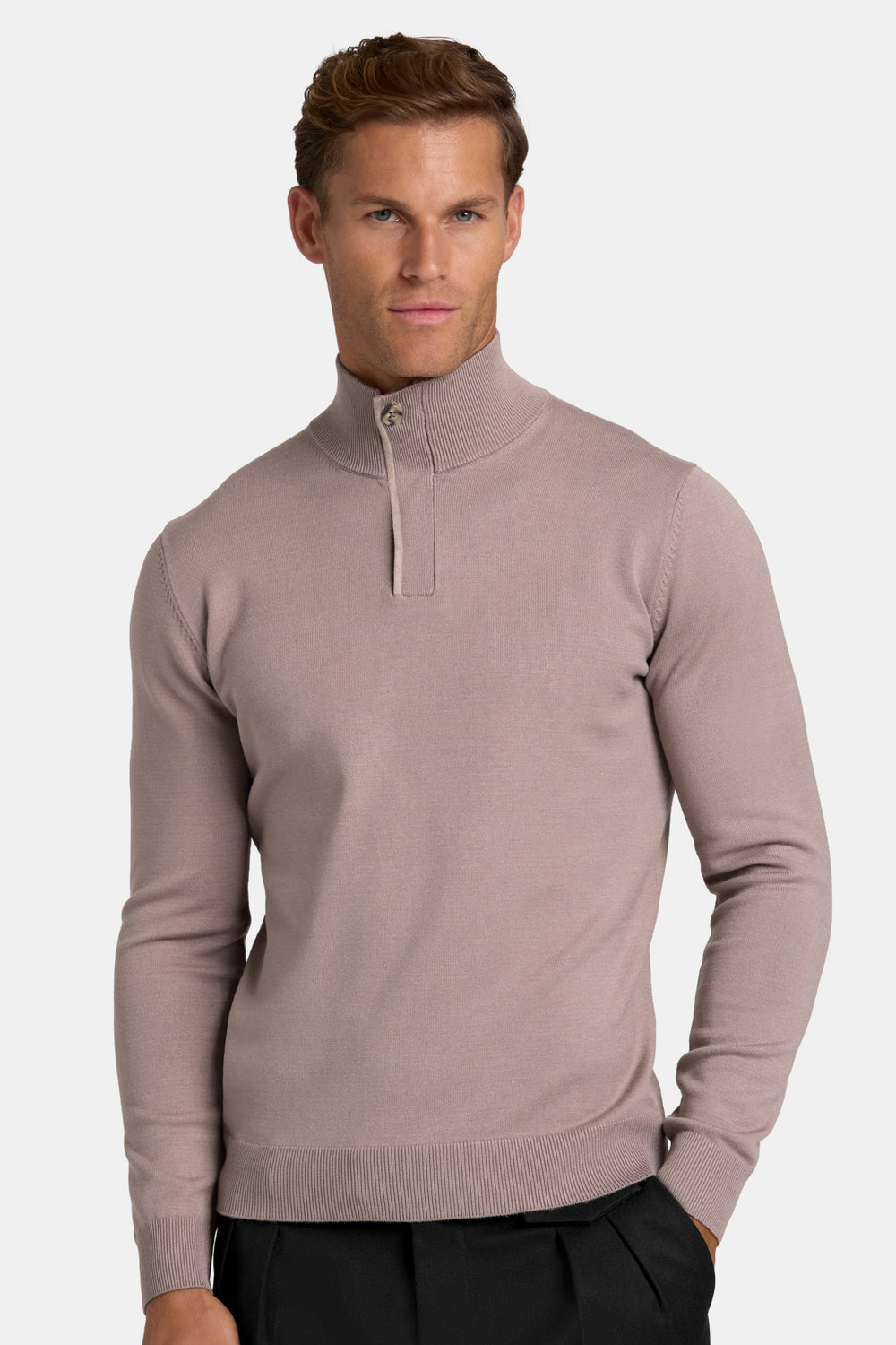THE FINEZZA QUARTER ZIP SWEATER