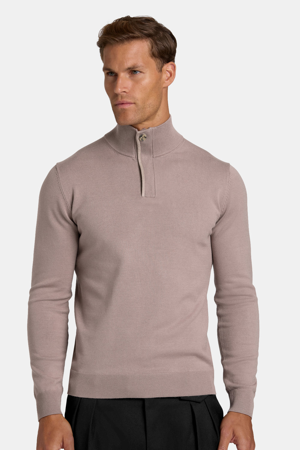 THE FINEZZA QUARTER ZIP SWEATER
