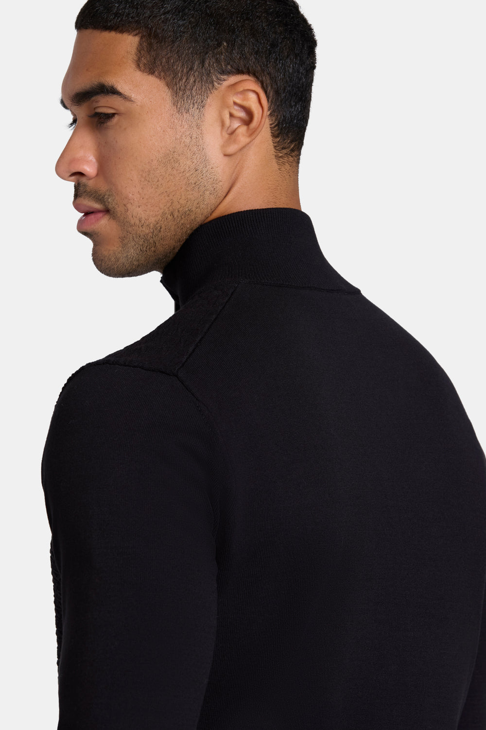 THE MARCELLO QUARTER ZIP SWEATER