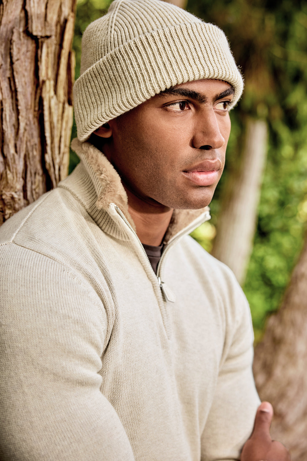 THE FIRELLO QUARTER ZIP SWEATER