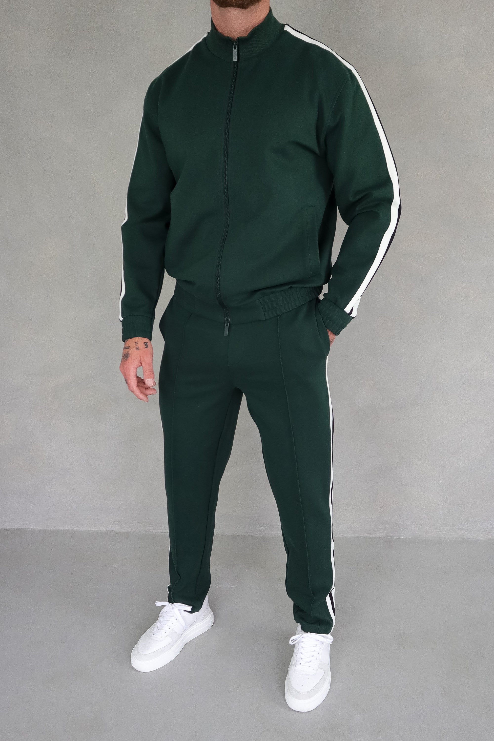 The Tape Tracksuit - Forest Green