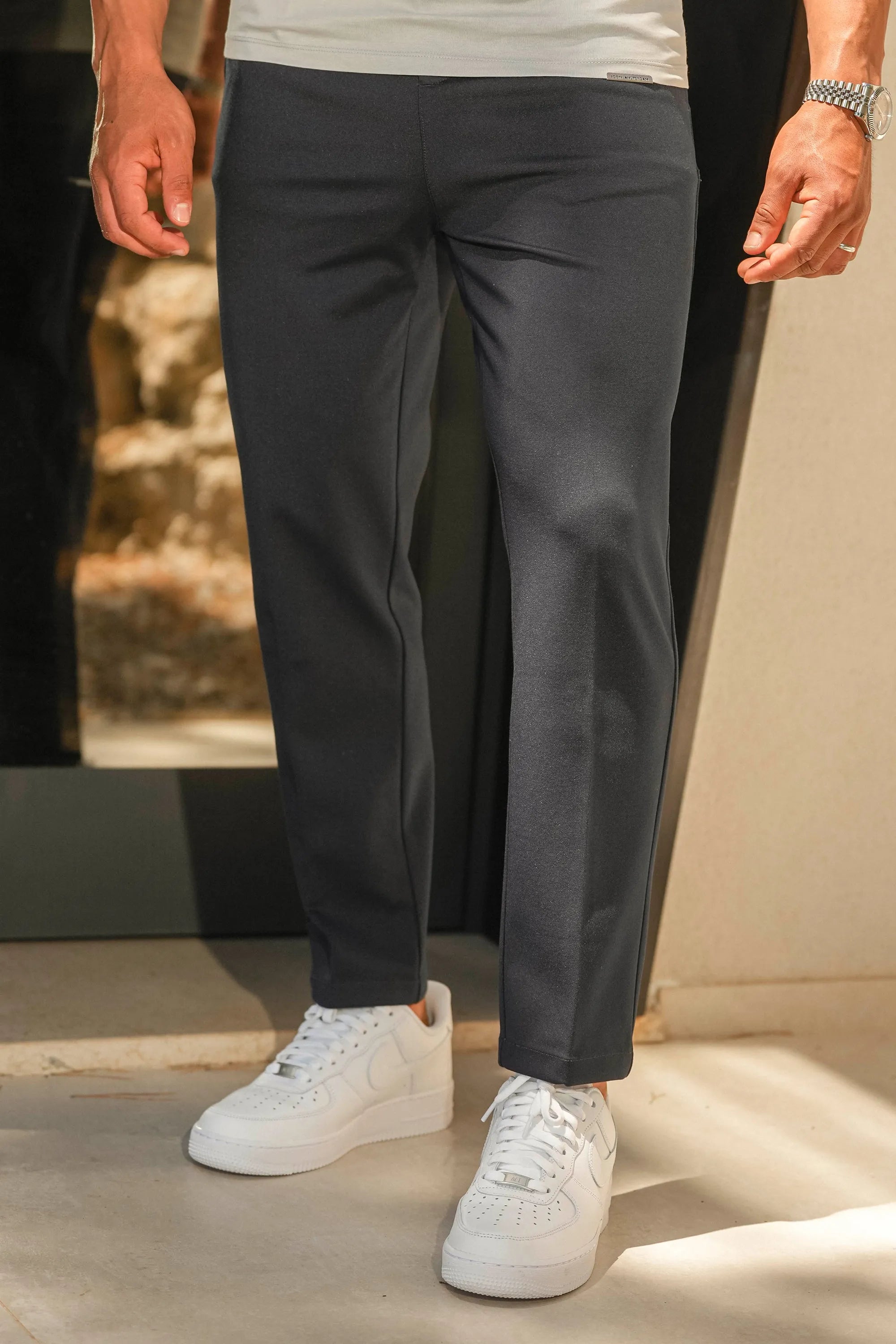 THE ALESSIO TROUSERS - NAVY BLUE - ICON. AMSTERDAM