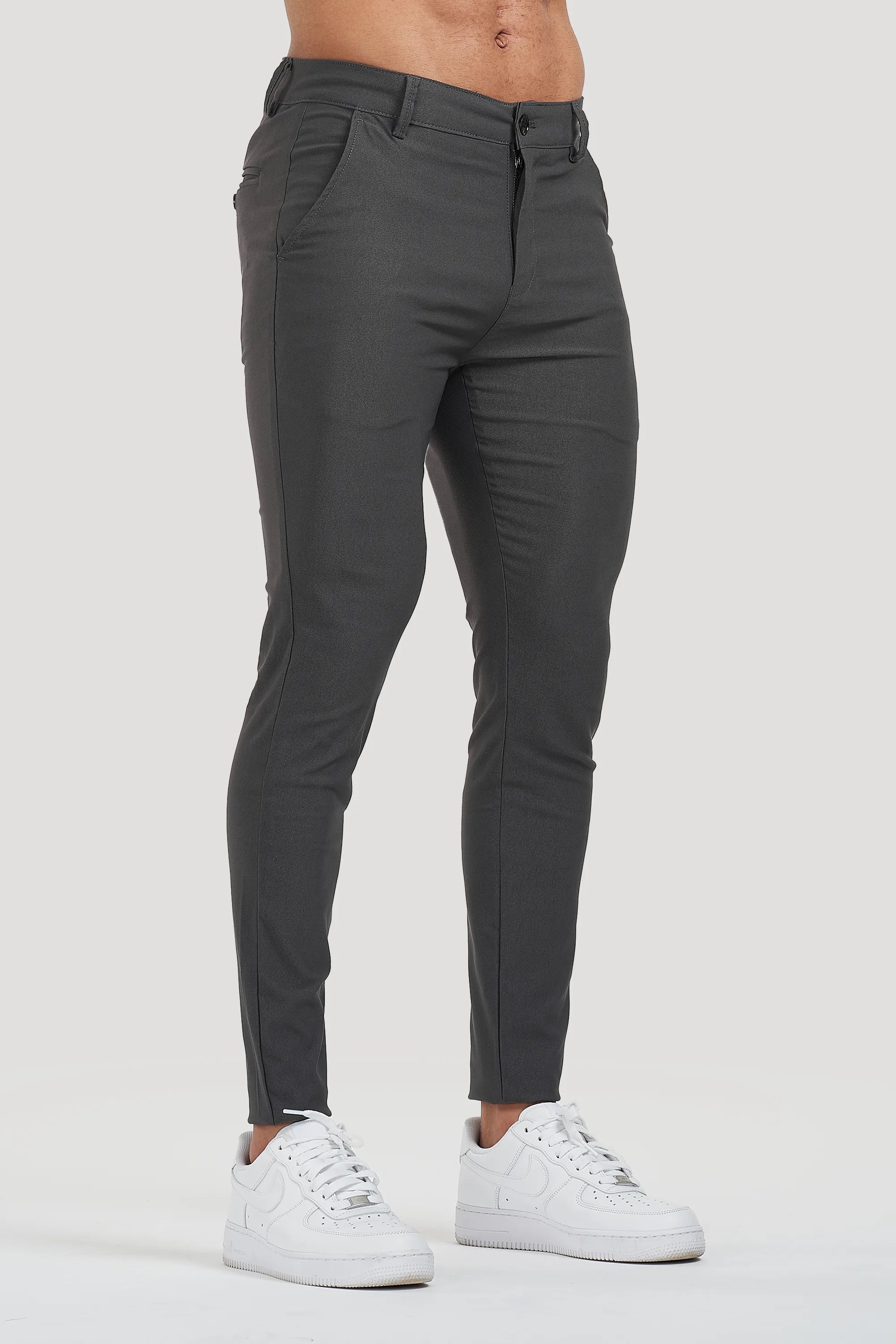 THE AVANI TROUSERS - GREY - ICON. AMSTERDAM