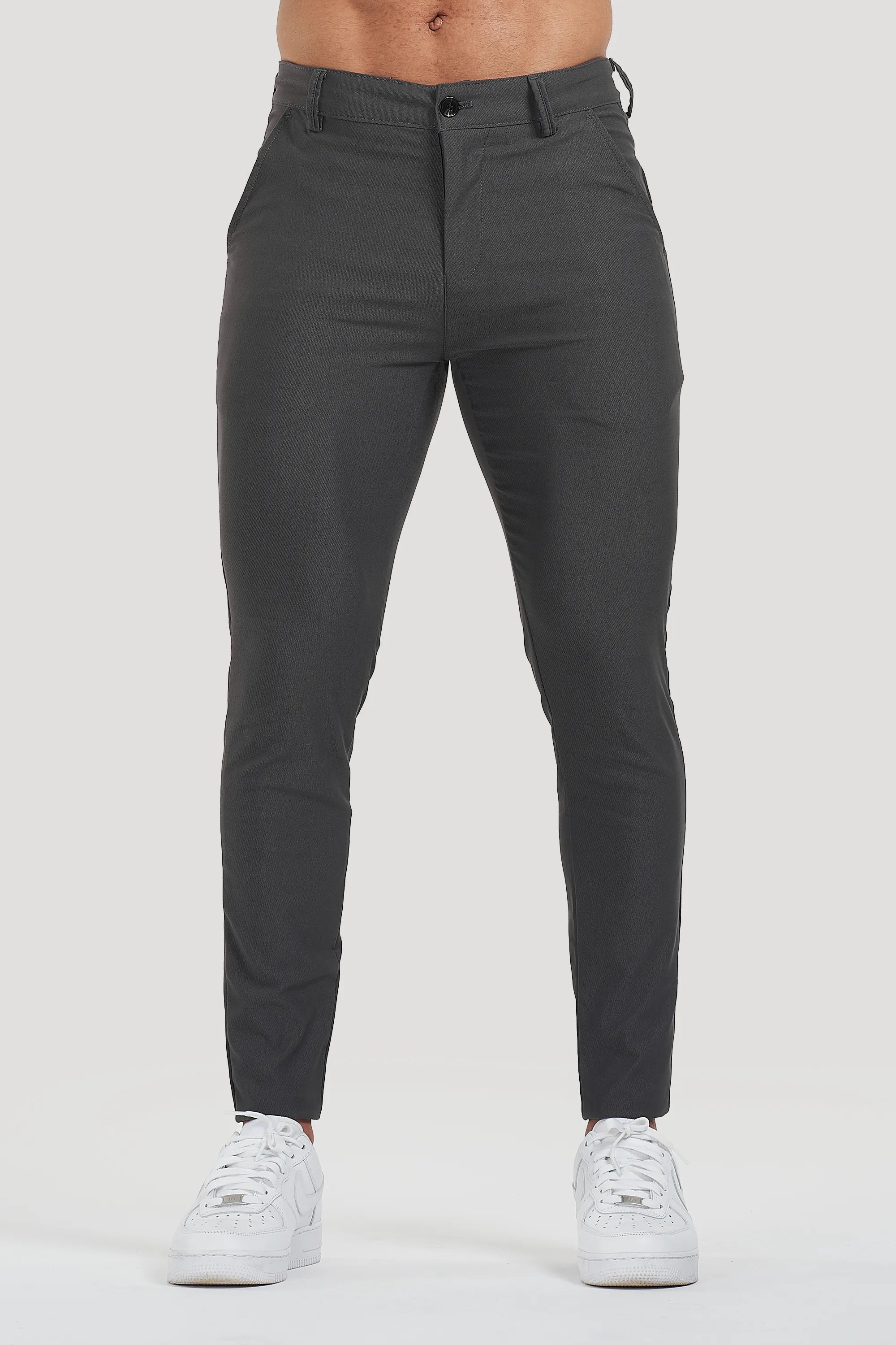 THE AVANI TROUSERS - GREY - ICON. AMSTERDAM