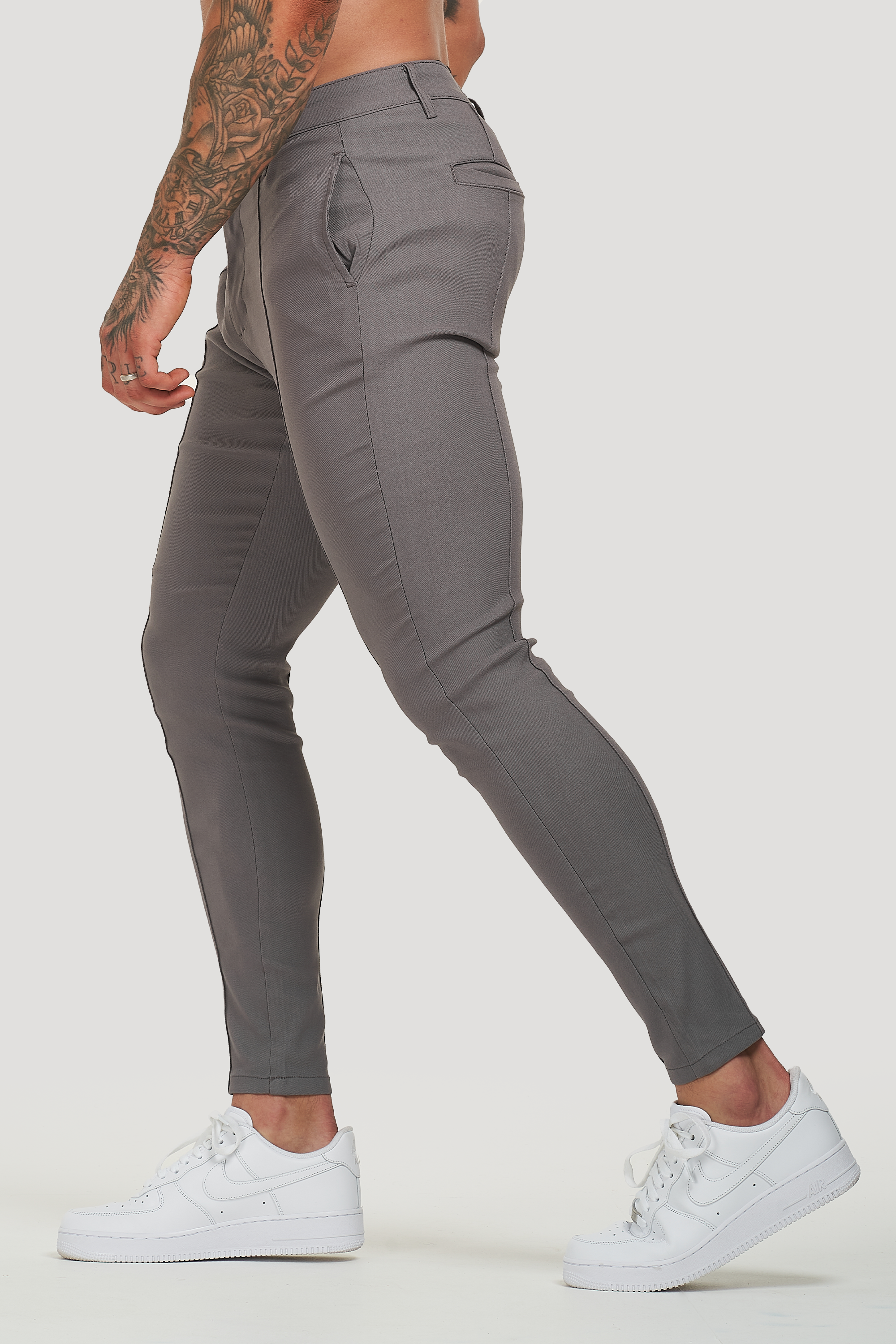 THE VOCO TROUSERS 2.0 - GREY - ICON. AMSTERDAM