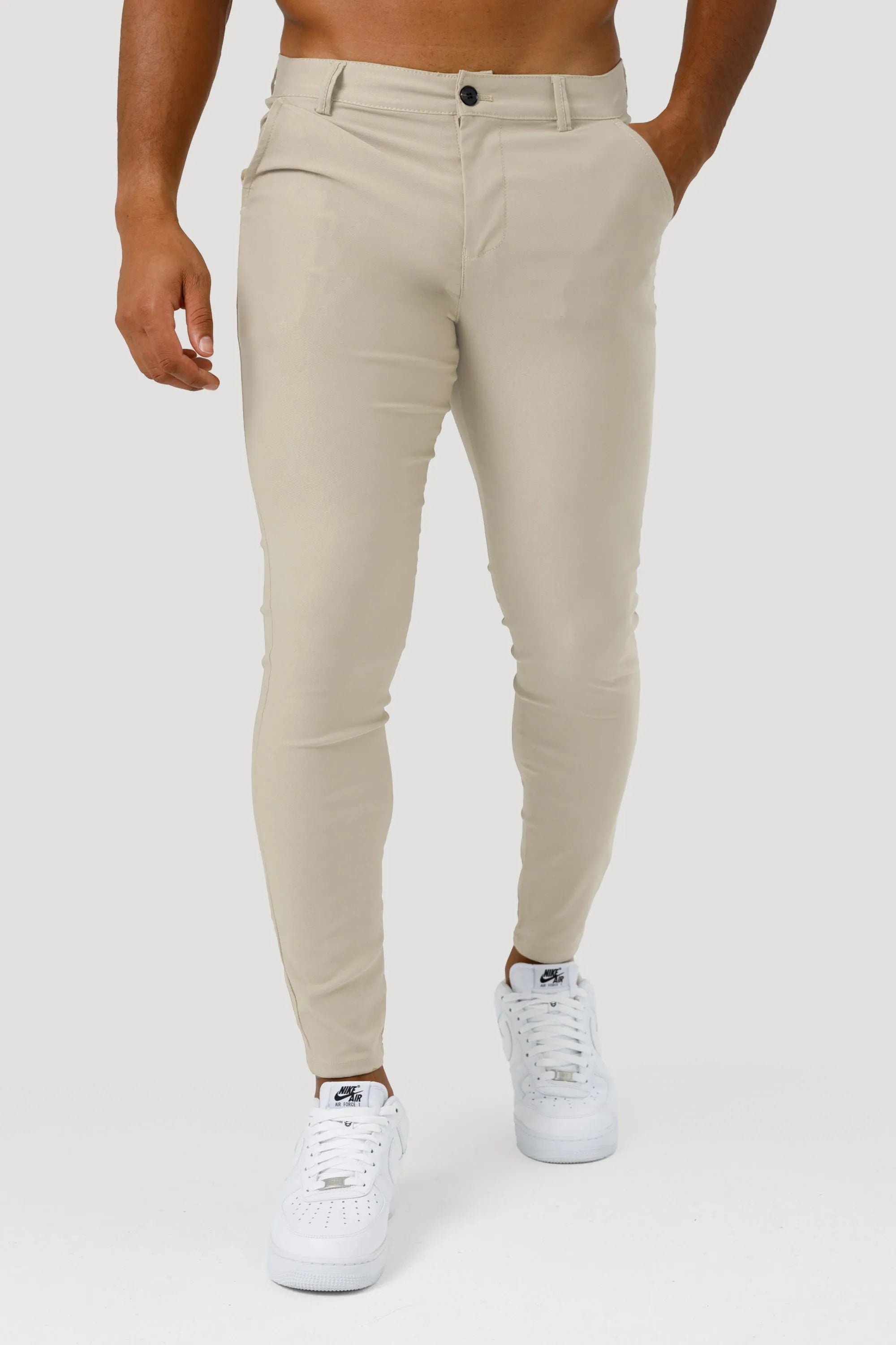 THE AVANI TROUSERS - IVORY - ICON. AMSTERDAM