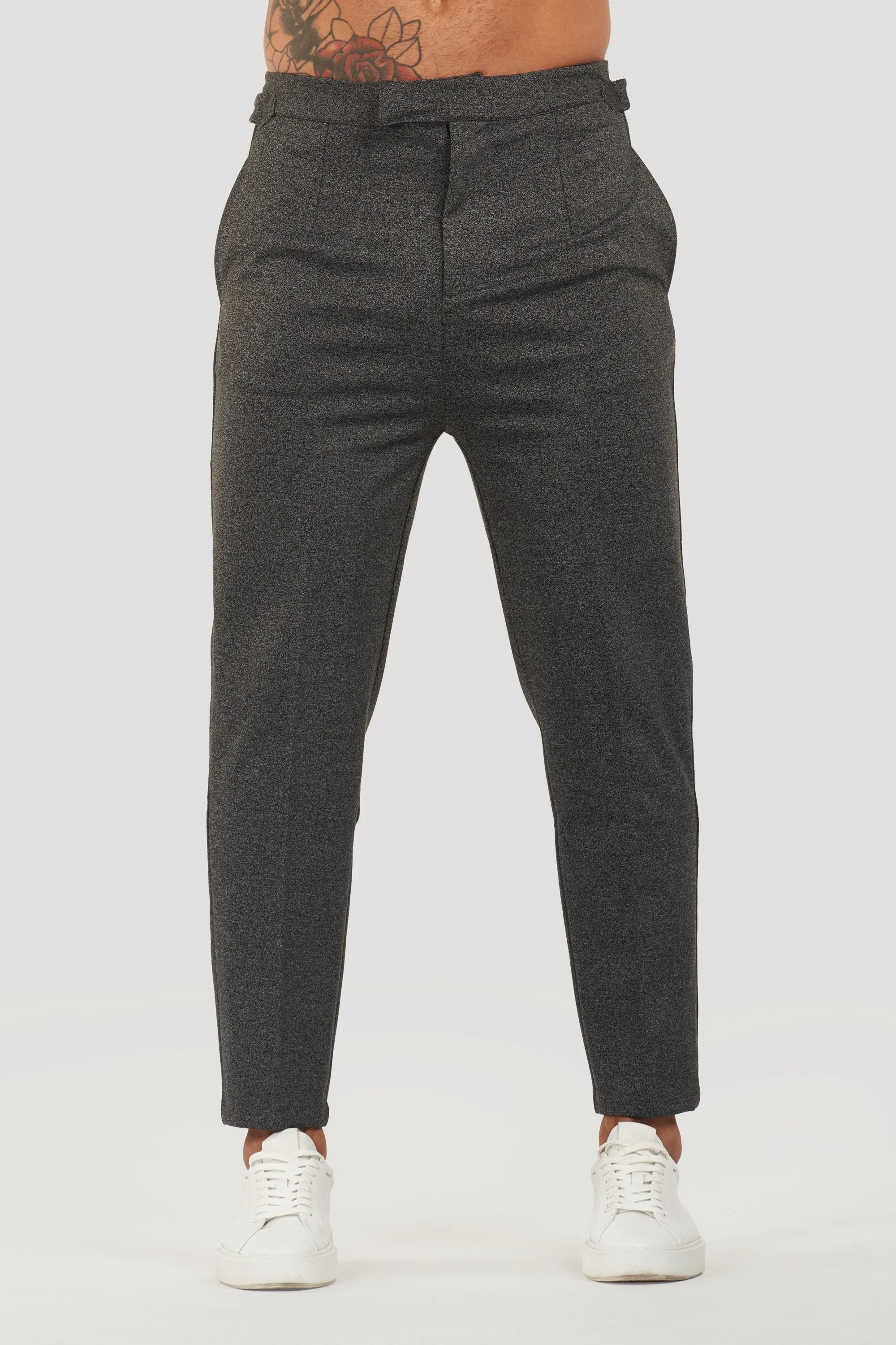 THE ALESSIO TROUSERS - DARK GREY - ICON. AMSTERDAM