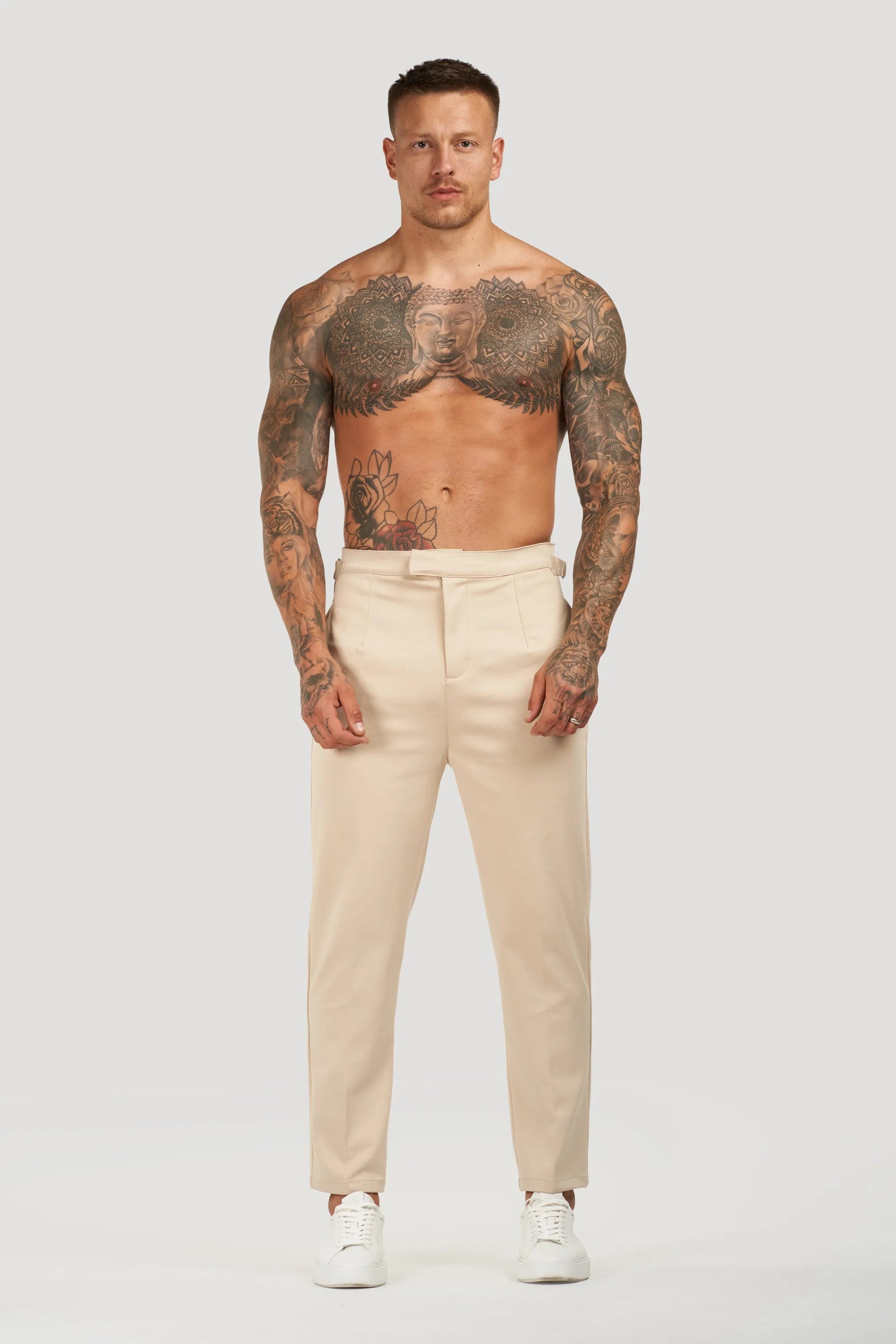 THE ALESSIO TROUSERS - IRISH CREAM - ICON. AMSTERDAM