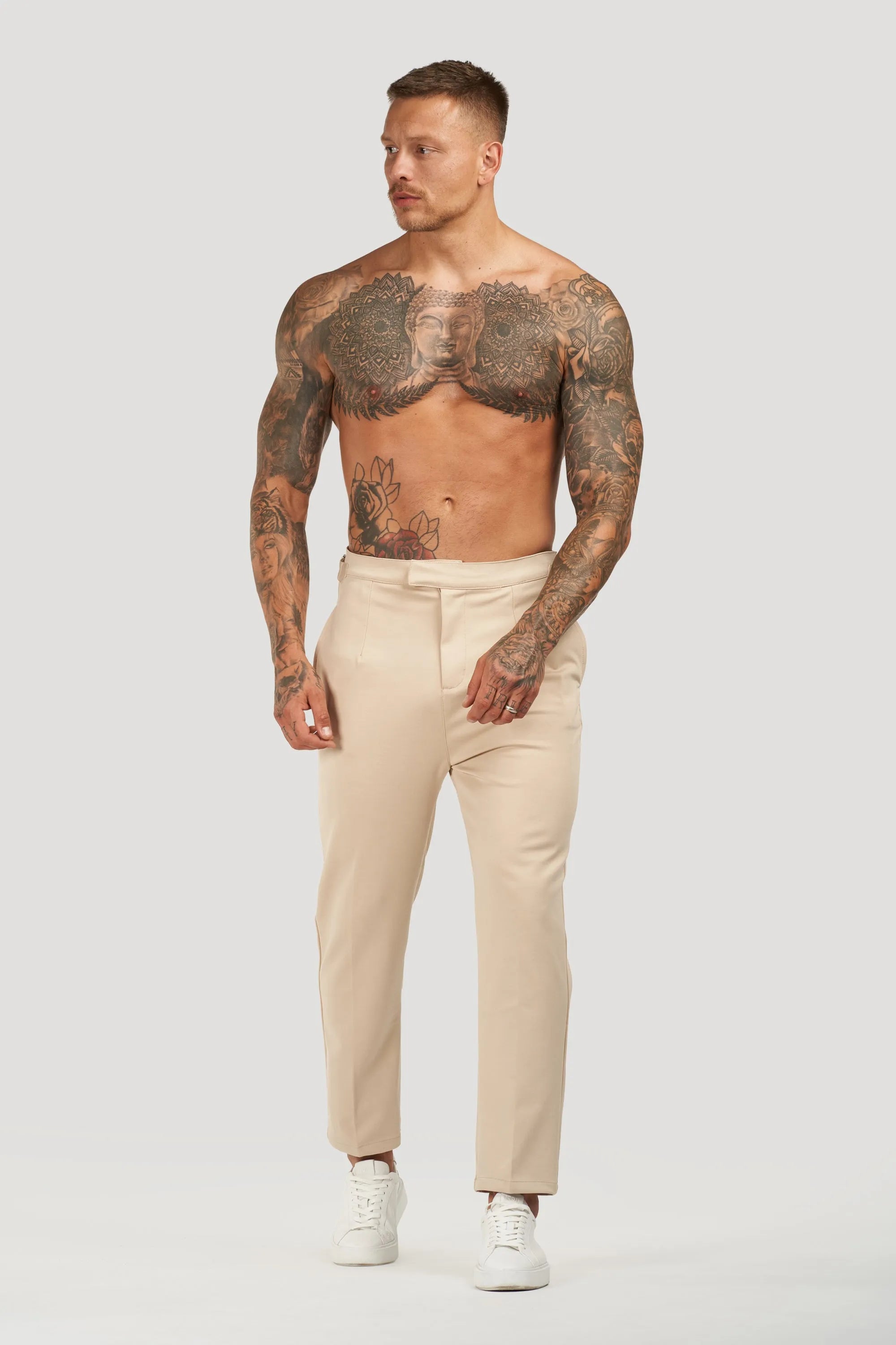 THE ALESSIO TROUSERS - IRISH CREAM - ICON. AMSTERDAM