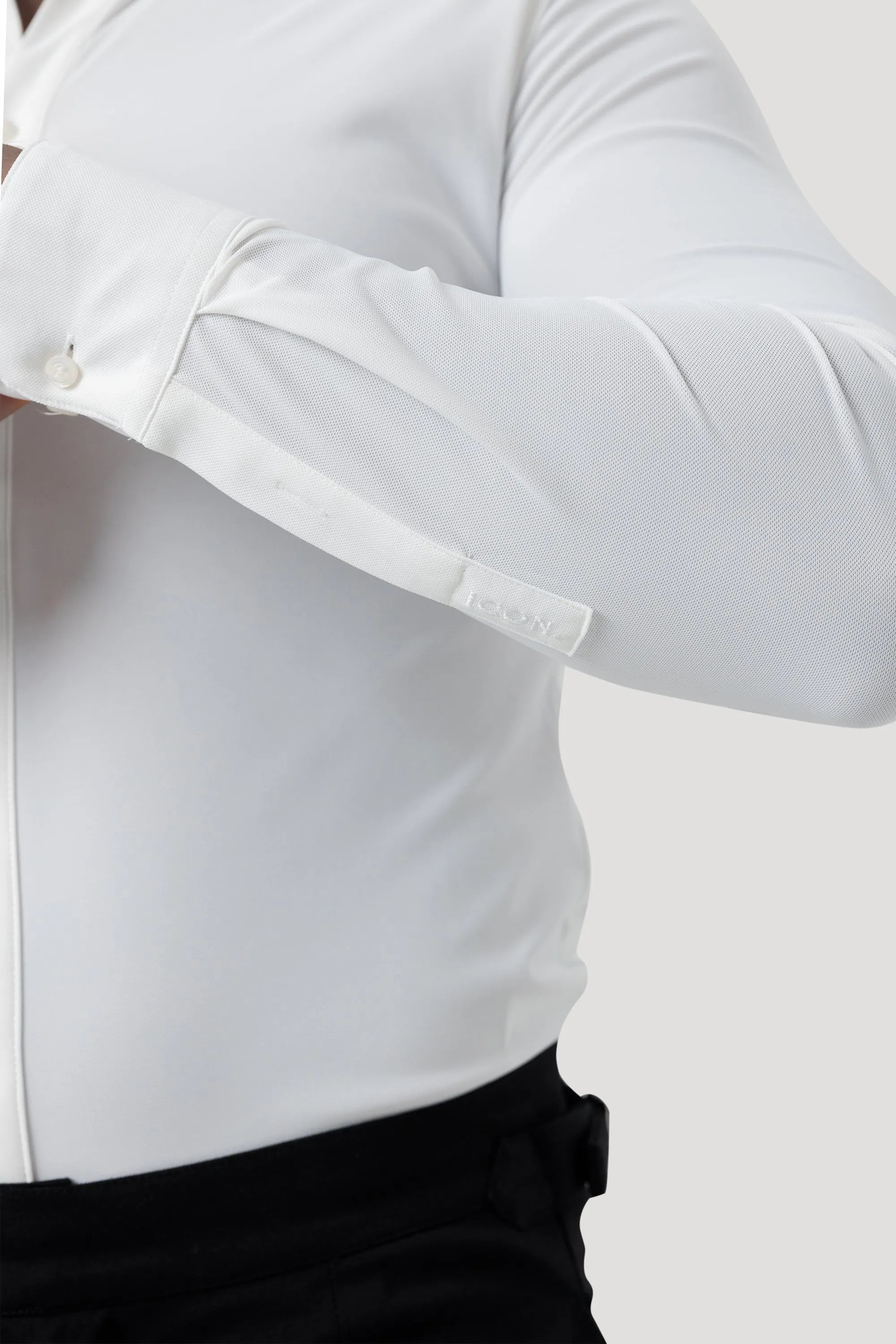 THE ATHLETIC STRETCH SHIRT - WHITE - ICON. AMSTERDAM