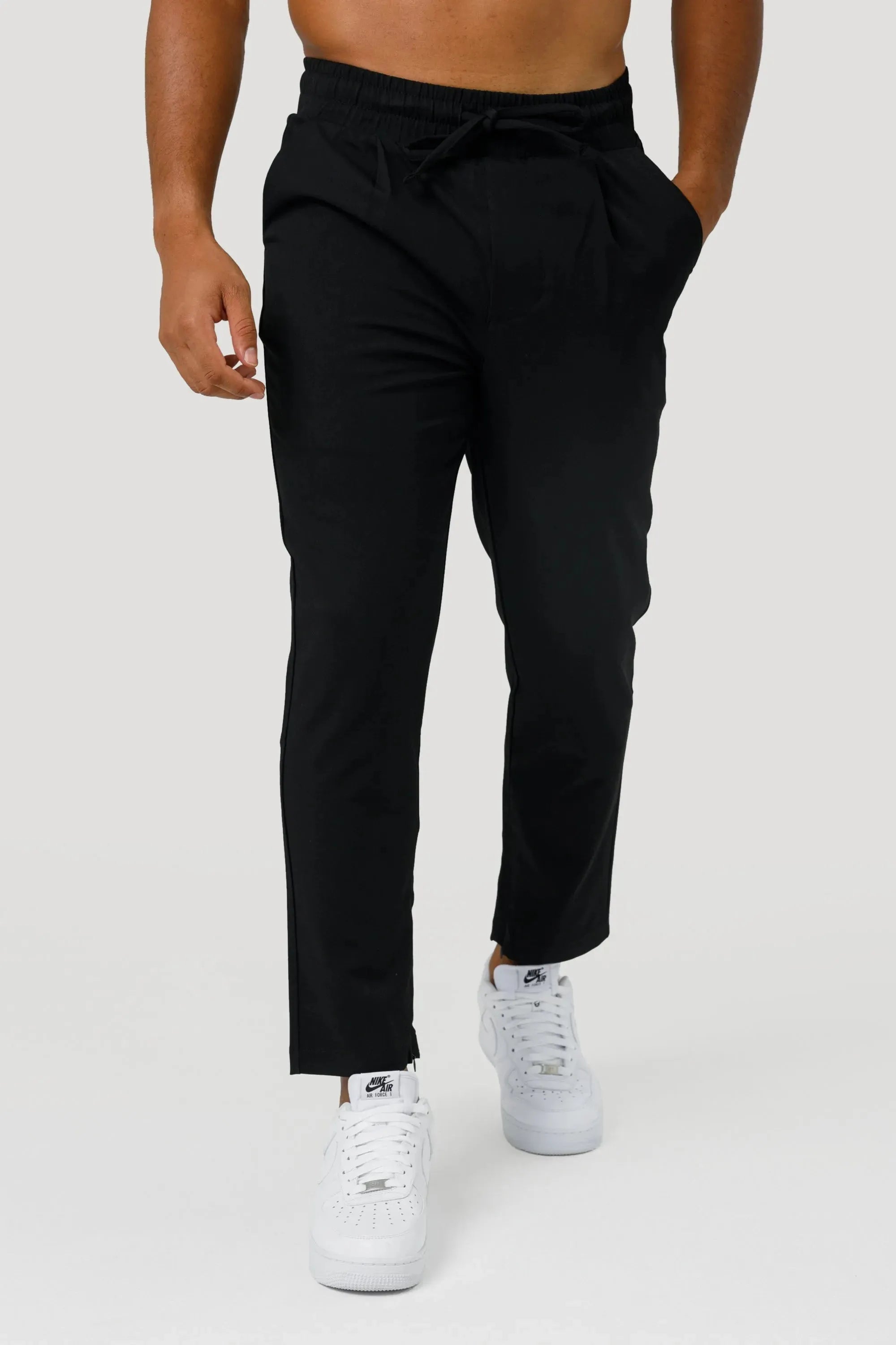 THE ELIO TROUSERS - BLACK - ICON. AMSTERDAM