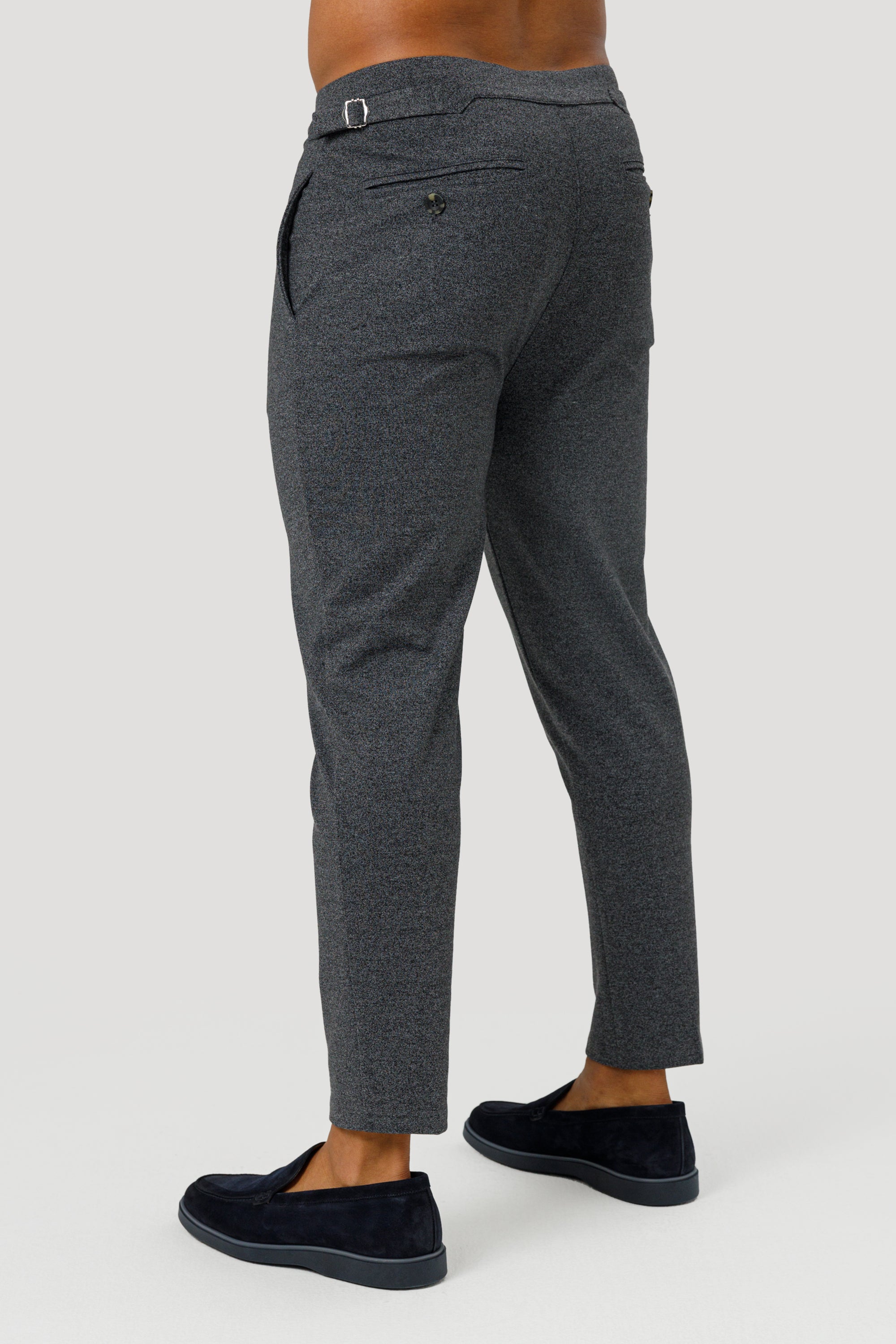 THE ALESSIO TROUSERS - DARK GREY