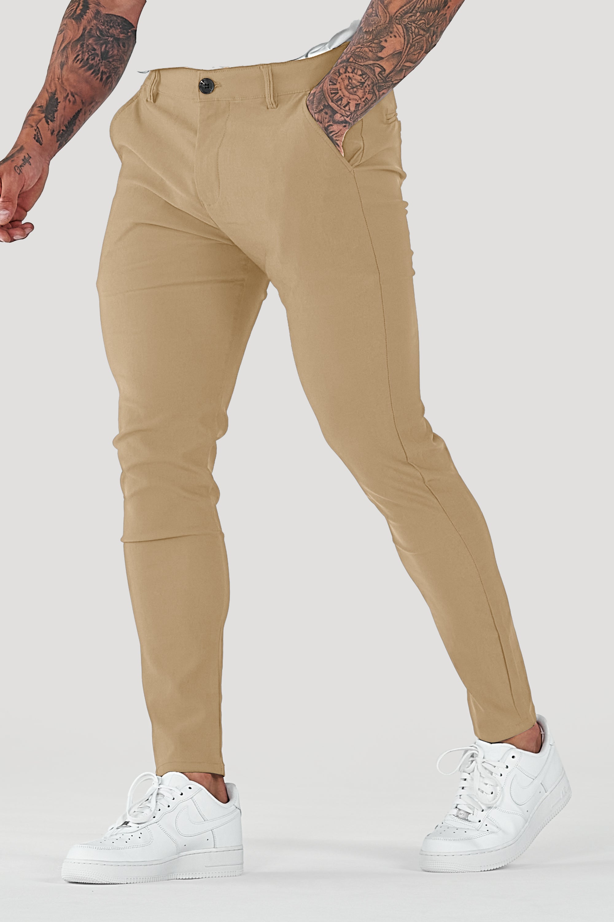 THE AVANI TROUSERS - BEIGE