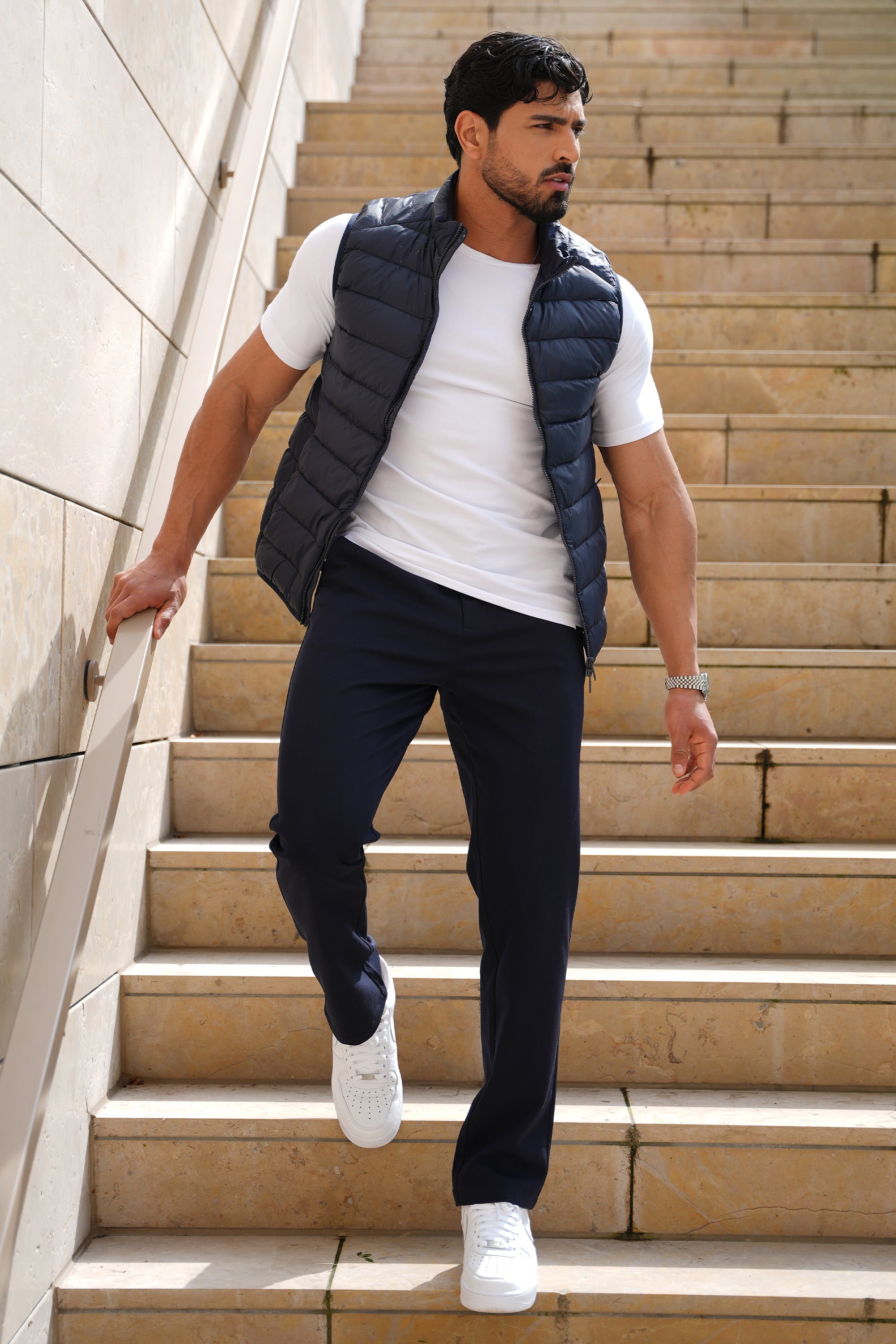 THE VERONA GILET - BLAU