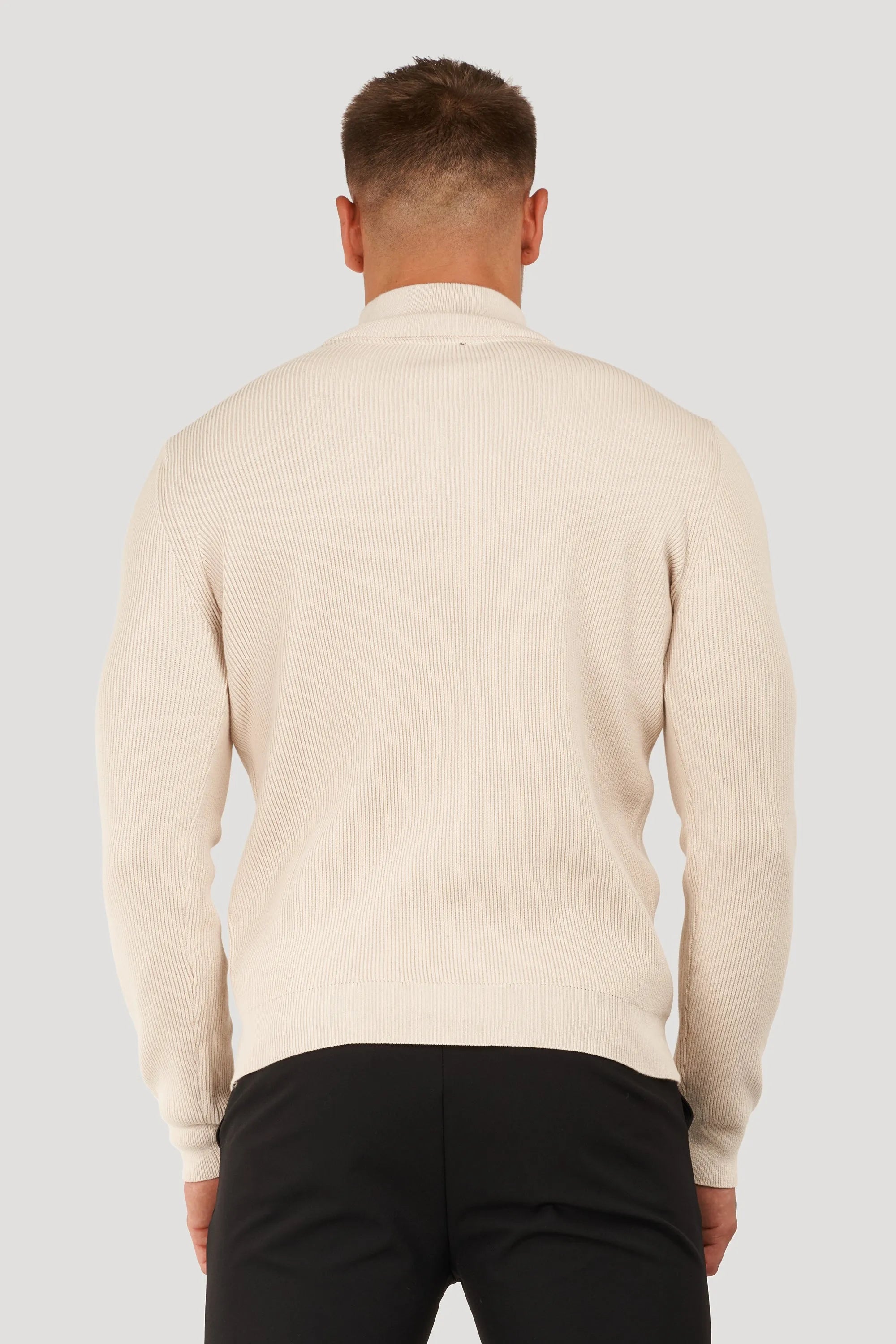 THE RENZO HALF ZIP SWEATER - ICON. AMSTERDAM