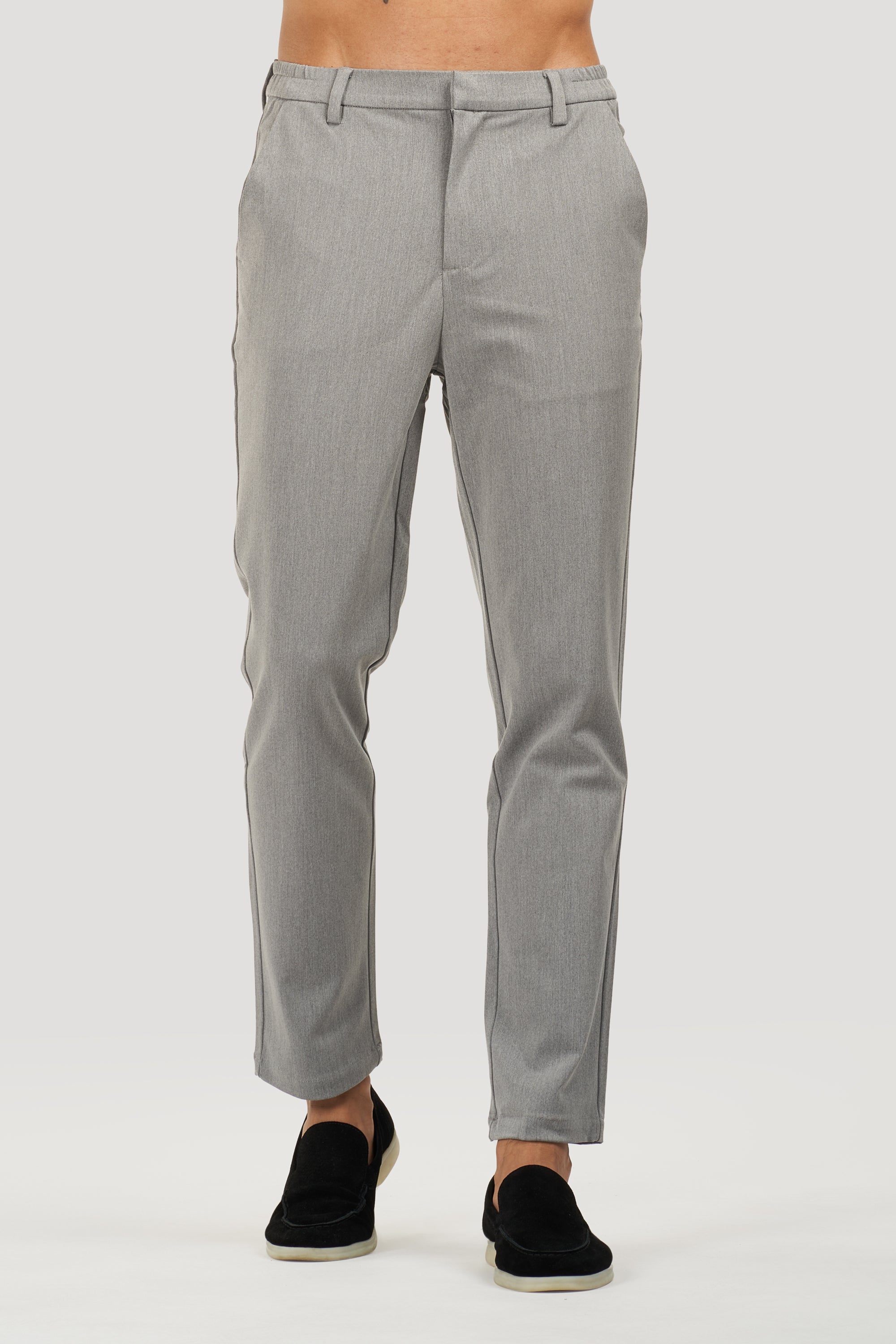 THE SILVIO TROUSERS - LIGHT GREY