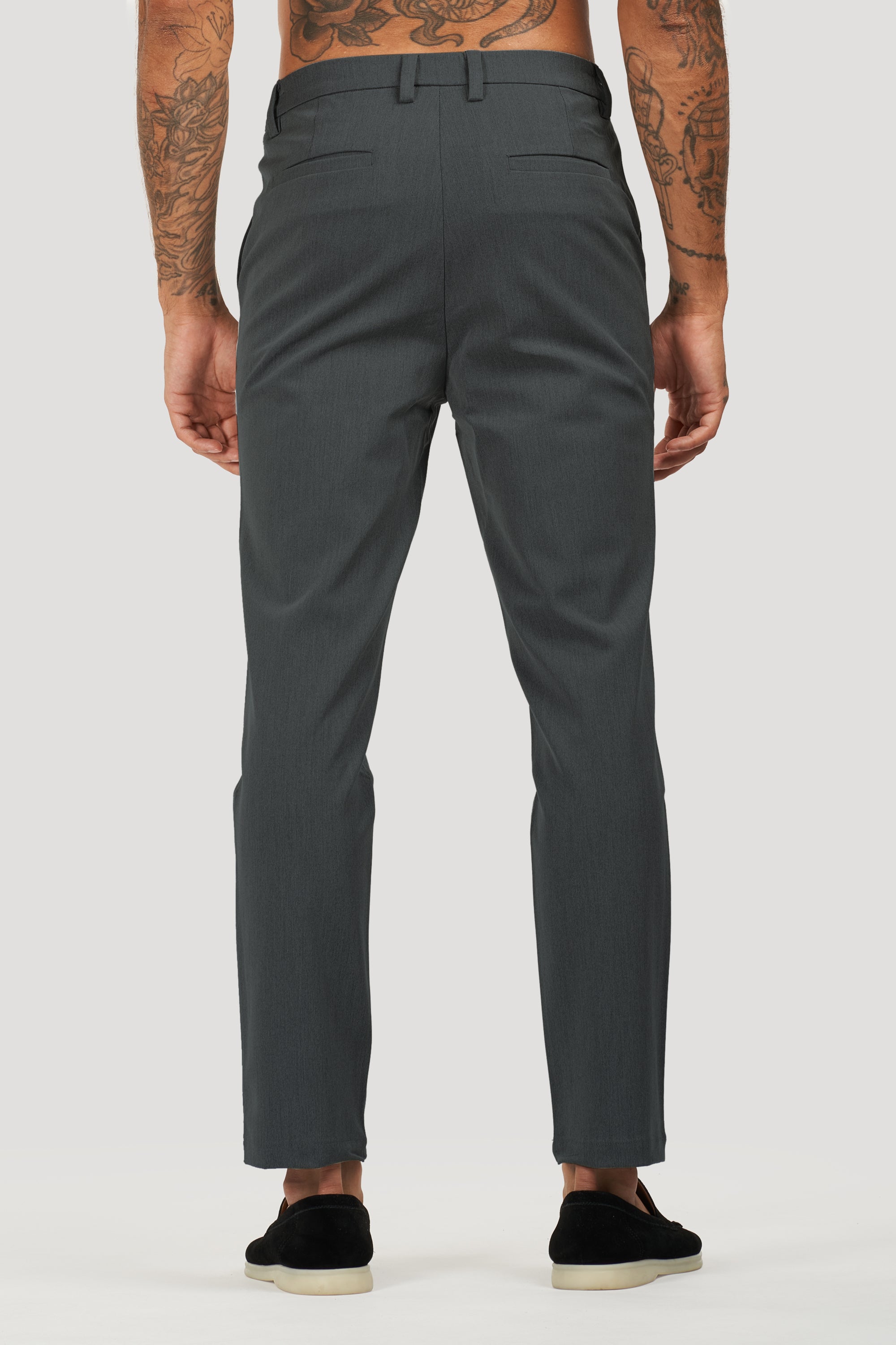 THE SILVIO TROUSERS - DARK GREY