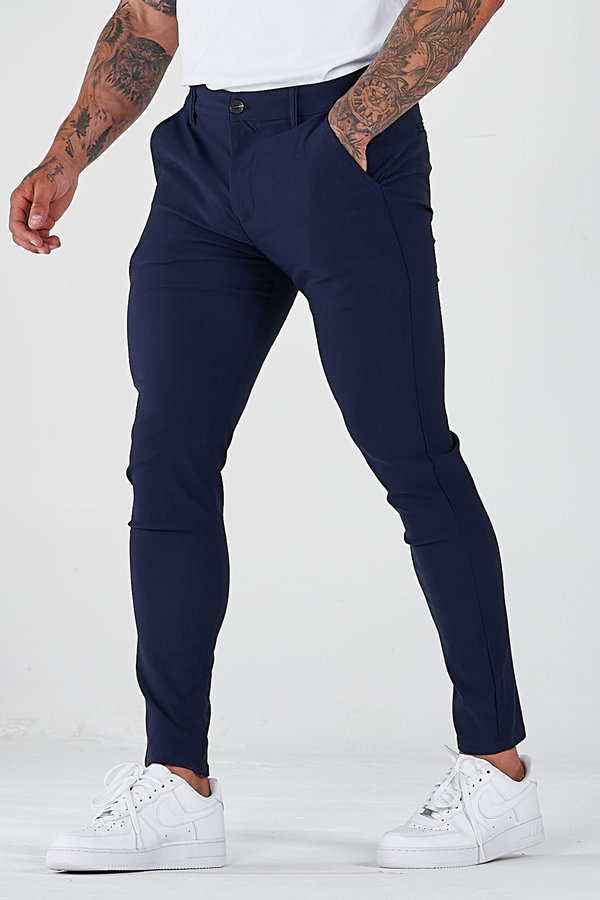 THE AVANI TROUSERS - DUNKELBLAU