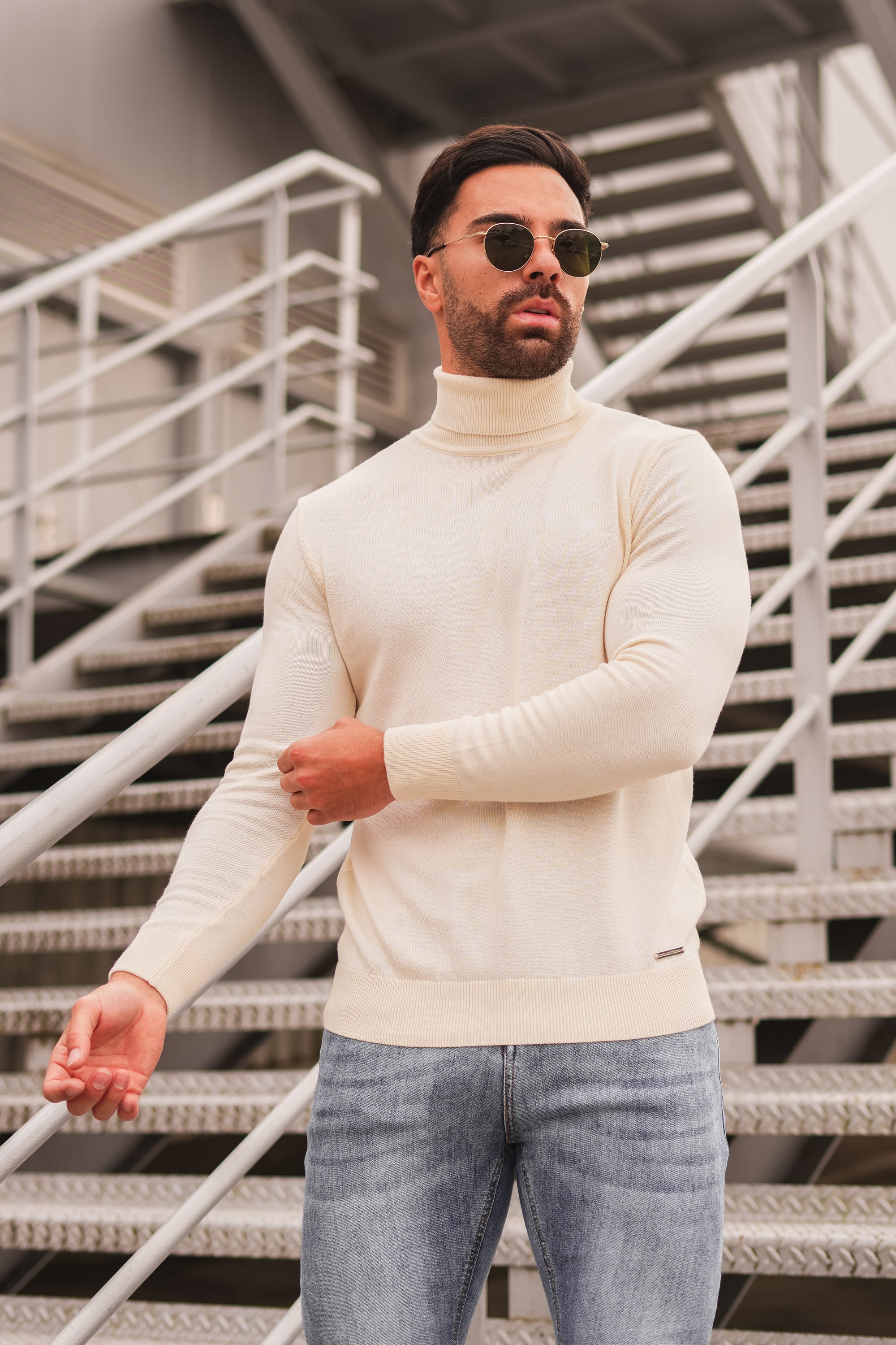 THE ARTURO TURTLENECK - BEIGE - ICON. AMSTERDAM