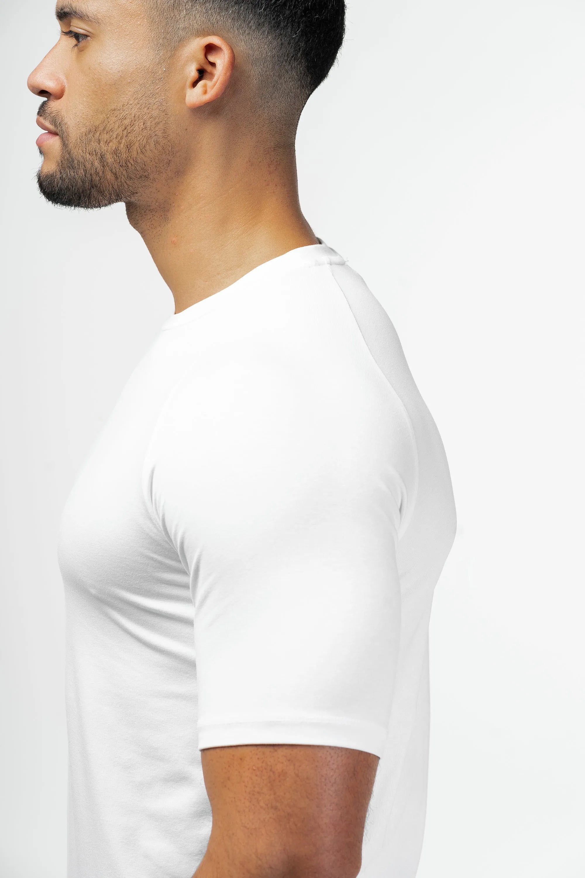 THE MUSCLE BASIC T-SHIRT - WHITE - ICON. AMSTERDAM